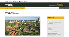 Desktop Screenshot of gtarc.gatech.edu