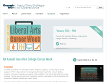 Tablet Screenshot of careerweek.iac.gatech.edu