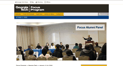 Desktop Screenshot of focus.gatech.edu