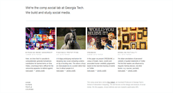 Desktop Screenshot of comp.social.gatech.edu