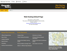 Tablet Screenshot of guldberglab.gatech.edu