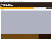 Tablet Screenshot of gtf.gatech.edu