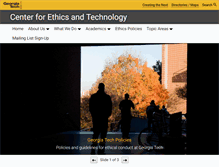 Tablet Screenshot of ethics.gatech.edu