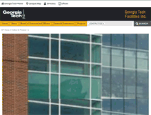Tablet Screenshot of gtfi.gatech.edu