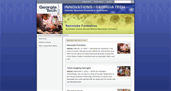 Desktop Screenshot of innovations.gatech.edu