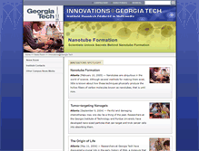 Tablet Screenshot of innovations.gatech.edu