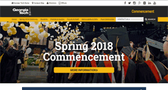 Desktop Screenshot of commencement.gatech.edu