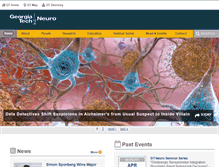 Tablet Screenshot of neuro.gatech.edu