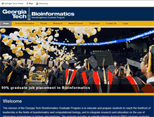 Tablet Screenshot of bioinformatics.gatech.edu