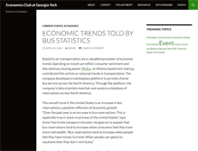Tablet Screenshot of econclub.gatech.edu