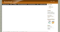 Desktop Screenshot of keeneland.gatech.edu