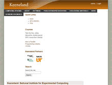 Tablet Screenshot of keeneland.gatech.edu