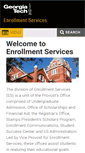 Mobile Screenshot of enrsrv.gatech.edu