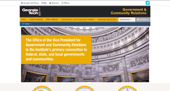 Desktop Screenshot of gov.gatech.edu