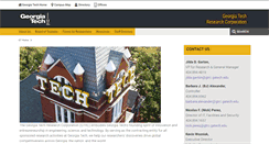 Desktop Screenshot of gtrc.gatech.edu