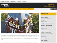 Tablet Screenshot of gtrc.gatech.edu