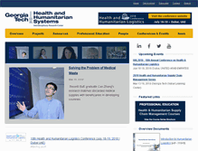 Tablet Screenshot of humanitarian.scl.gatech.edu
