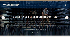 Desktop Screenshot of gtri.gatech.edu