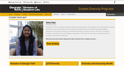 Desktop Screenshot of diversityprograms.gatech.edu