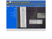Tablet Screenshot of nanolithography.gatech.edu