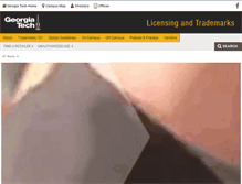 Tablet Screenshot of licensing.gatech.edu