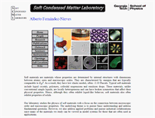 Tablet Screenshot of fernandezlab.gatech.edu