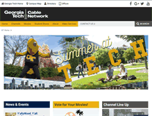 Tablet Screenshot of gtcn.gatech.edu