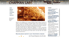 Desktop Screenshot of chapmanlabs.gatech.edu