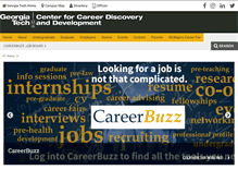 Tablet Screenshot of career.gatech.edu