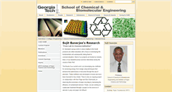Desktop Screenshot of banerjee.chbe.gatech.edu