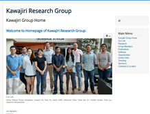Tablet Screenshot of kawajiri.chbe.gatech.edu