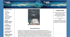 Desktop Screenshot of geochemistry.eas.gatech.edu