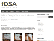 Tablet Screenshot of idsa.gatech.edu