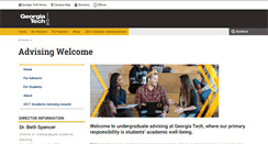 Desktop Screenshot of advising.gatech.edu