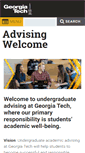 Mobile Screenshot of advising.gatech.edu