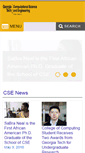 Mobile Screenshot of cse.gatech.edu