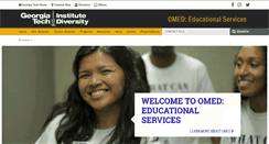 Desktop Screenshot of omed.gatech.edu