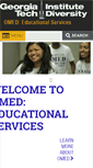 Mobile Screenshot of omed.gatech.edu