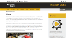 Desktop Screenshot of inventionstudio.gatech.edu
