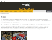 Tablet Screenshot of inventionstudio.gatech.edu