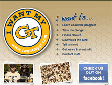 Tablet Screenshot of iwantmygt.gatech.edu