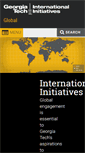 Mobile Screenshot of global.gatech.edu
