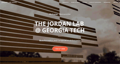 Desktop Screenshot of jordan.biology.gatech.edu