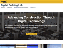 Tablet Screenshot of dbl.gatech.edu