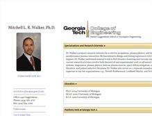 Tablet Screenshot of mwalker.gatech.edu
