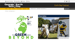 Desktop Screenshot of earthday.gatech.edu