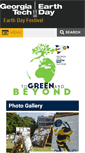 Mobile Screenshot of earthday.gatech.edu