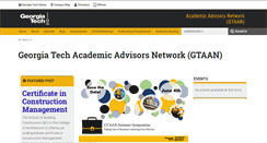 Desktop Screenshot of gtaan.gatech.edu