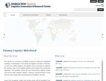 Tablet Screenshot of logistics.gatech.pa