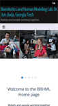 Mobile Screenshot of biorobotics.gatech.edu